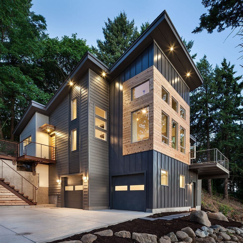 rustic-metal-siding-exterior Folsom, California Siding Installation Company